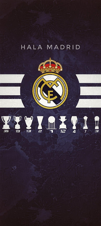 Real Madrid, symbol, football HD phone wallpaper