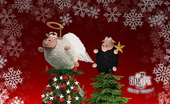 Holidays, Fir-Trees, Snowflakes, Christmas, Holiday, Inscription, Angel, Heck, Deuce HD wallpaper