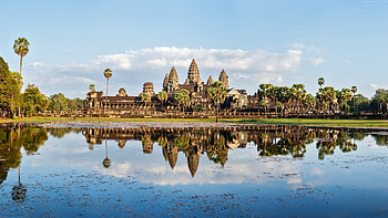 Cambodia, architecture, Cool places, Beautiful places HD wallpaper