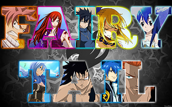 Fairy Tail, Juvia Lockser, Anime, Erza Scarlet, Gajeel Redfox, Gildarts Clive, Gray Fullbuster, Jellal Fernandes, Lucy Heartfilia, Natsu Dragneel, Wendy Marvell HD wallpaper