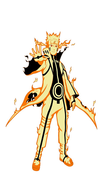 Naruto, kyubi mode HD phone wallpaper