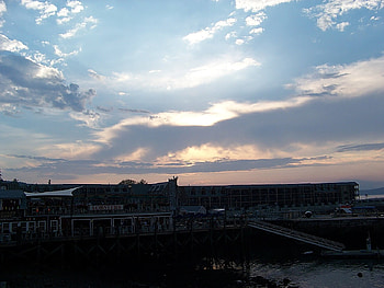 sunset, bar harbor, maine, sky, maine, bar harbor, sunset HD wallpaper