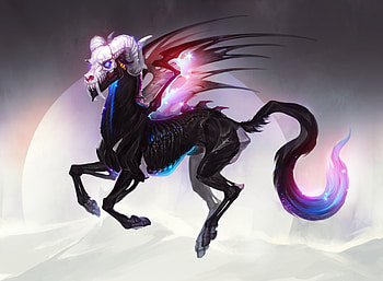 Art, Fantastic, Horse, Unicorn, Skull HD wallpaper