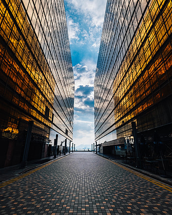 Cities, Architecture, Building, Glass, Facade, Modern, Up To Date HD phone wallpaper
