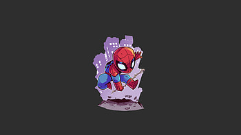 Spiderman Minimalism, spiderman, minimalism, artist HD wallpaper