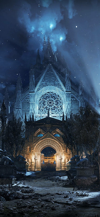 Irithyll Cathedral — Dark Souls III , church, Dark Souls, video game, Dark Souls III HD phone wallpaper