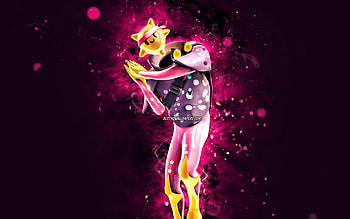 Slumber, , purple neon lights, Fortnite Battle Royale, Fortnite characters, Slumber Skin, Fortnite, Slumber Fortnite HD wallpaper
