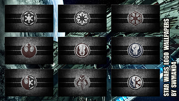 Star Wars Logos by swmand4 Star Wars Logos by swmand4 HD wallpaper
