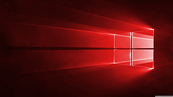 Windows 10 Red in Wide for HD wallpaper