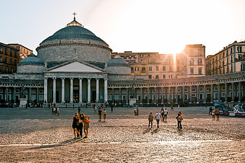 Piazza del Plebiscito, Naples (Italy) HD wallpaper