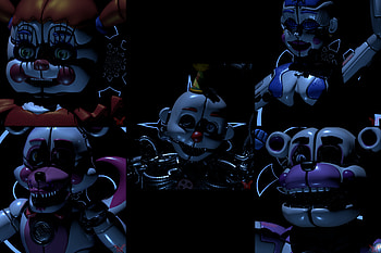 Sister Location: Ennard & Circus Baby — Ultra, Ennard (Five Nights at Freddy's), Circus Baby (Five Nights at Freddy's), video game, Five Nights at Freddy's: Sister Location, Five Nights at Freddy's HD wallpaper