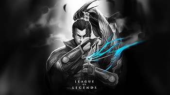 Dark, warrior, Yasuo, League of Legends HD wallpaper