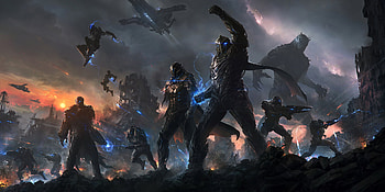 Soldier Scifi Future War Leader, scifi, artist, war, digital-art, deviantart HD wallpaper