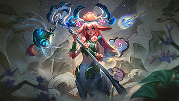 Shan Hai Scrolls Lillia, Lillia (League Of Legends), video game, League Of Legends HD wallpaper