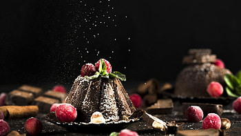 Decadent chocolate cake, delight, Mouthwatering delight, Sweet temptation HD wallpaper