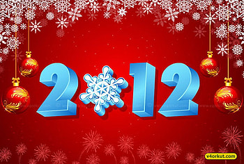 2012, holiday, abstract, time, new year HD wallpaper