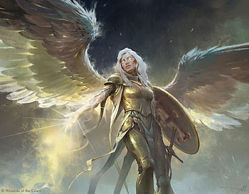 Breathkeeper Seraph, seraph, wings, golden, fantasy, art, angel, alexander mokhov HD wallpaper