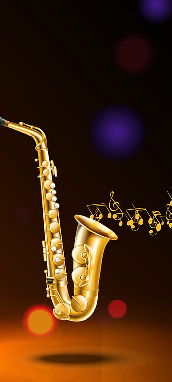 Saxo Notes, performing arts, musical instrument, luxury, Premium, Golden HD phone wallpaper