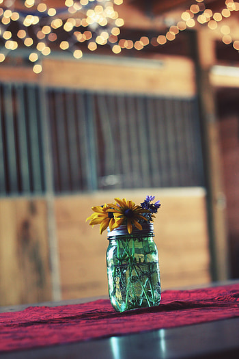 Flowers, Bank, Blur, Smooth, Table, Jar, Vase HD phone wallpaper