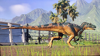 Allosaurus, Mangrove forest, Favourite creature, Jurassic World Evolution HD wallpaper