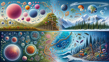 Biology Inspired Abstract, biology, cosmos, nature, evolution, life HD wallpaper