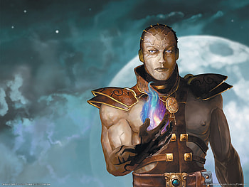 Baldur's Gate, magic, character, adventure, action, 3d, moon, fantasy, video game, baldurs gate HD wallpaper