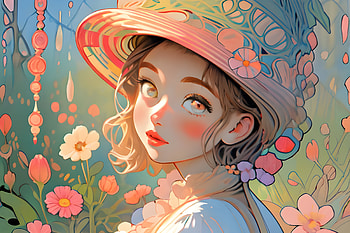 Medusa, garden, Anime, flower HD wallpaper