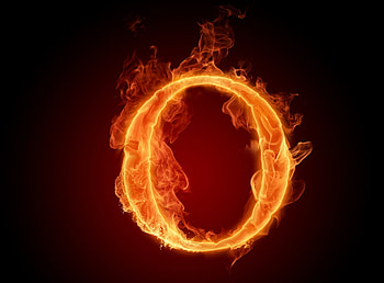 vector flames, Fire Alphabet HD wallpaper