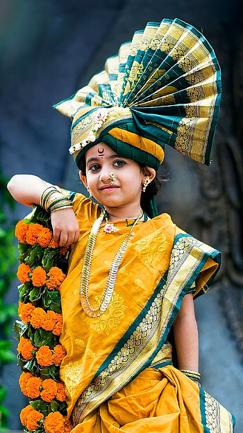 Marathi child, marathi, stylish HD phone wallpaper
