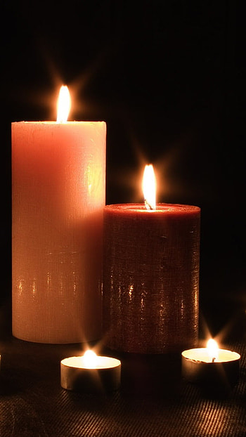Candles, Huge Candles HD phone wallpaper
