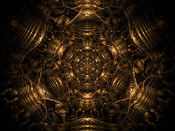 Abstract, Pattern, Brown, Fractal, Kaleidoscope HD wallpaper