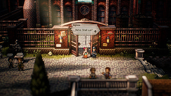 Octopath Traveler II - Enchanting Game Scene, video game, Octopath Traveler II HD wallpaper