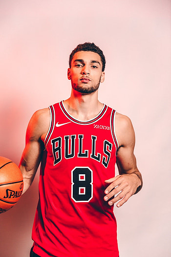 Zach LaVine, Chicago Bulls, Bulls basketball, Chicago Bulls basketball HD phone wallpaper