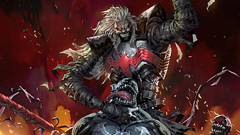 Knull vs. Venom: Epic Marvel Comics, Comic, Marvel Comics, Knull (Marvel Comics), Venom, Villain HD wallpaper