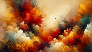 Autumn Blaze Abstract Art, fall colors, Autumn, leaf, Abstract, colorful HD wallpaper