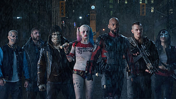 Will Smith, Deadshot, Suicide Squad, Harley Quinn HD wallpaper