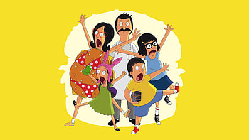 H. Jon Benjamin, Bob Belcher, Kristen Schaal, Louise Belcher, Dan Mintz, Tina Belcher, John Roberts, Linda Belcher, Eugene Mirman The Bob's Burgers HD wallpaper