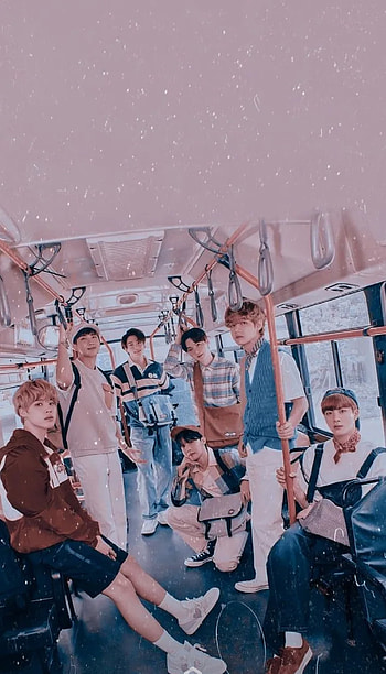 Bts aesthetic, graph, pink HD phone wallpaper