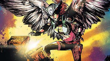 Earth 2: Society, Hawkgirl HD wallpaper