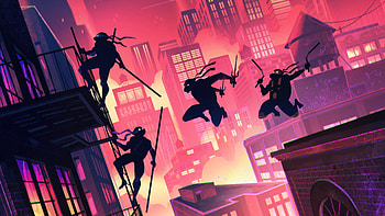 Teenage Mutant Ninja Turtles Neon Splash, teenage-mutant-ninja-turtles, ninja-turtle, superheroes, artwork, artist, digital-art, art, movies HD wallpaper