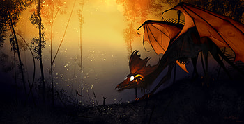 Dragon Training Master , dragon, artist, artwork, digital-art, deviantart HD wallpaper