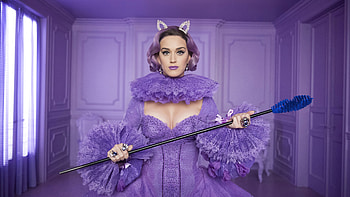 Katy Perry, usa, singer, purple, america HD wallpaper