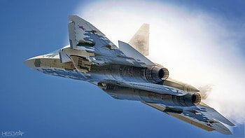 Sukhoi Su 57, Military, Aircraft, Jet Fighter, Warplane, Jet Fighters HD wallpaper