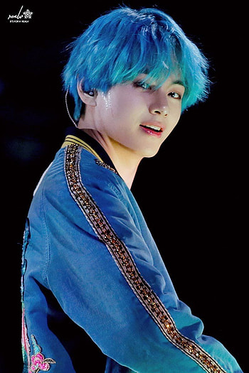 Taehyung *°.. BTS V.. Nagoya 190113, Taehyung Blue Hair HD phone wallpaper