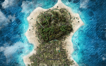 fist island, strength concepts, fortitude concepts, fortitude, tropical island, fist, hand-shaped island, strength HD wallpaper