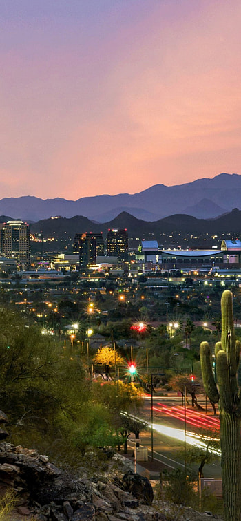 Phoenix Skyline, , Arizona beauty, Urban views HD phone wallpaper
