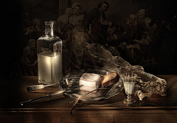 morning breakfast, milk, table, , sunlight HD wallpaper