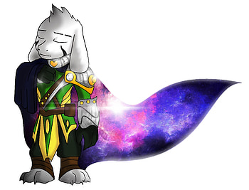 ... UnderTale - Prince Asriel Dreemurr (UnderWar AU) by BlueWolfArtista HD wallpaper
