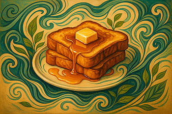French Toast Delight, french toast, toast, butter, syrup, breakfast HD wallpaper