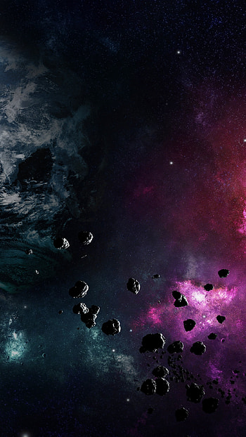 Space, Colorful Galaxy HD phone wallpaper
